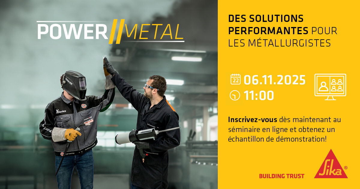 Webinaires Sika à venir